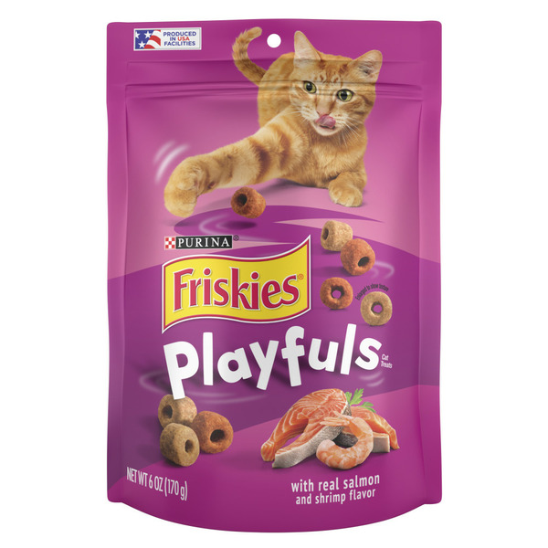 Cat Food & Care Purina Friskies Playfuls With Salmon and Shrimp Flavor Cat Treats hero