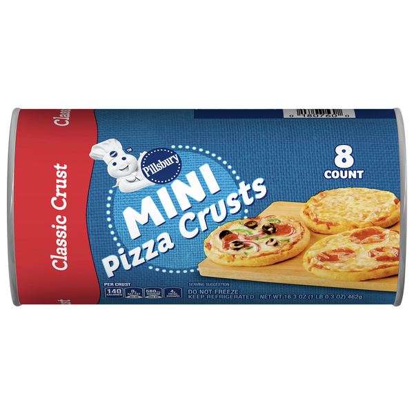 Frozen Pizza Pillsbury Pizza Crusts, Classic, Mini hero