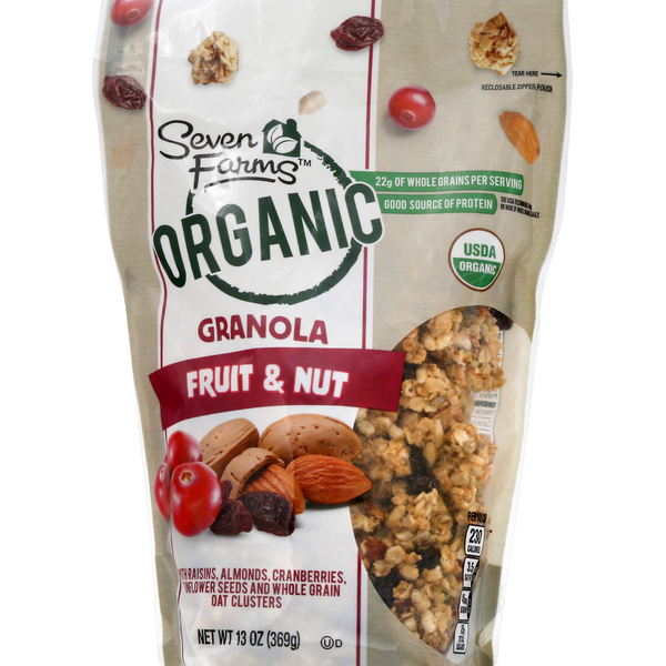 Energy & Granola Bars Seven Farms Granola, Organic, Fruit & Nut hero