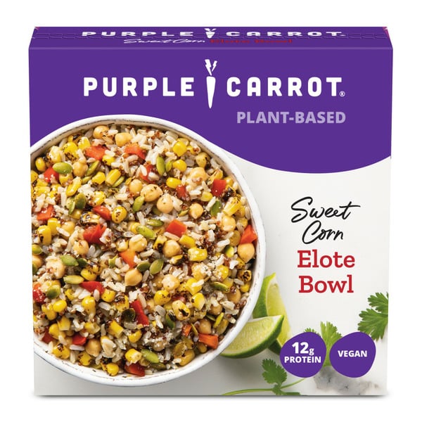 Instant Foods Purple Carrot Vegan Sweet Corn Elote Bowl Frozen Meal hero