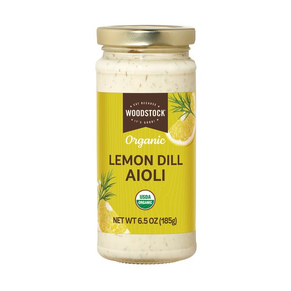 WOODSTOCK Organic Lemon Dill Aioli hero