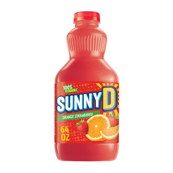 Refrigerated SunnyD Orange Strawberry Juice Drink hero