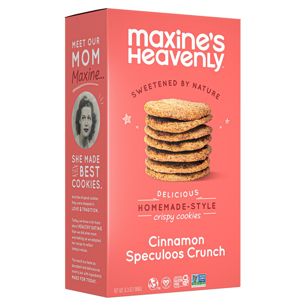 Cookies & Cakes Maxine's Heavenly Cinnamon Speculoos Crunch crispy cookies hero