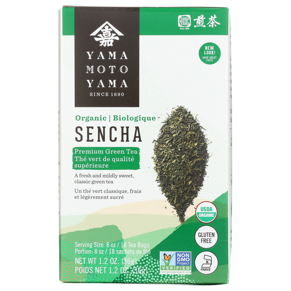 Tea Yamamotoyama Ymy Organic Sencha Green Tea Bag hero