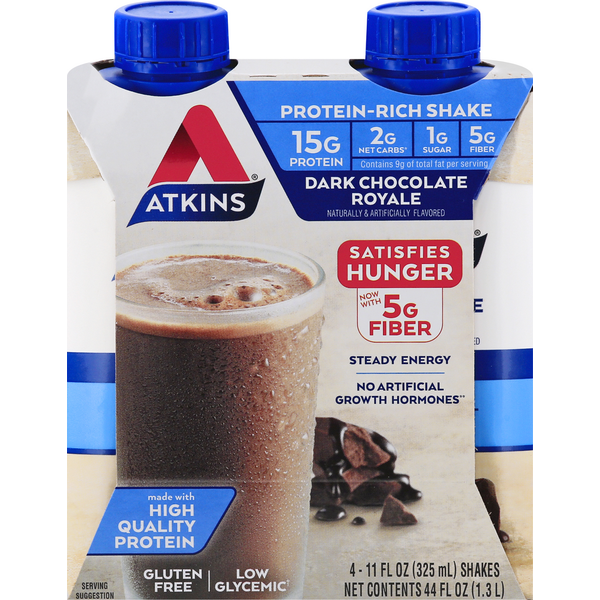 Protein & Meal Replacements Atkins Protein-Rich Shake, Dark Chocolate Royale hero