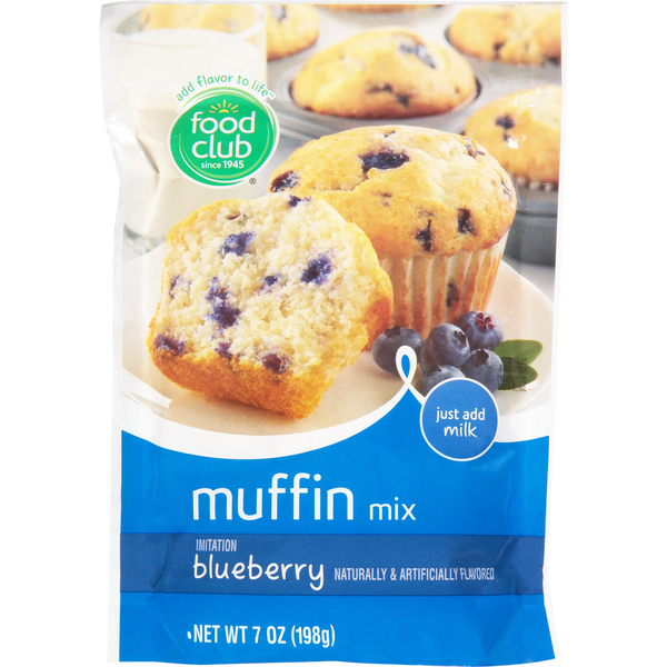 Bakery Desserts Food Club Muffin Mix, Blueberry hero