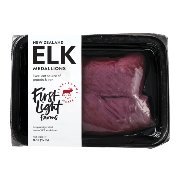 Prepared Meat First Light Farms Pasture-Raised Elk Medallions hero