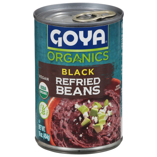 Spices & Seasonings Goya Refried Beans, Black hero