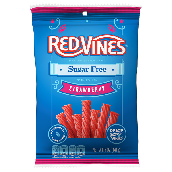 Candy Red Vines Sugar Free Strawberry Licorice Twists Candy hero