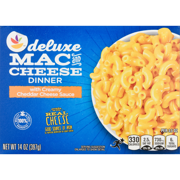 Dry Pasta Store Brand Mac and Cheese Dinner, Deluxe hero