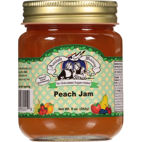 Spreads Amish Wedding Jam, Peach hero