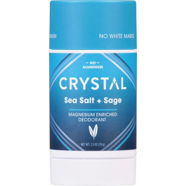 Crystal Deodorant, Sea Salt + Sage hero