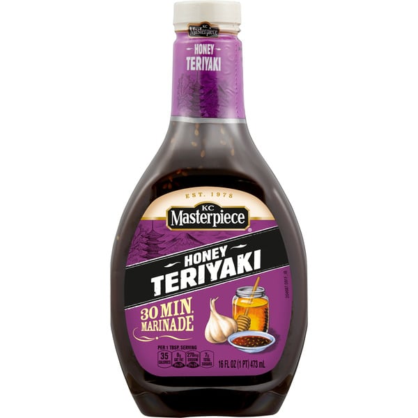 Marinades & Meat Preparation KC Masterpiece Honey Teriyaki Marinade hero