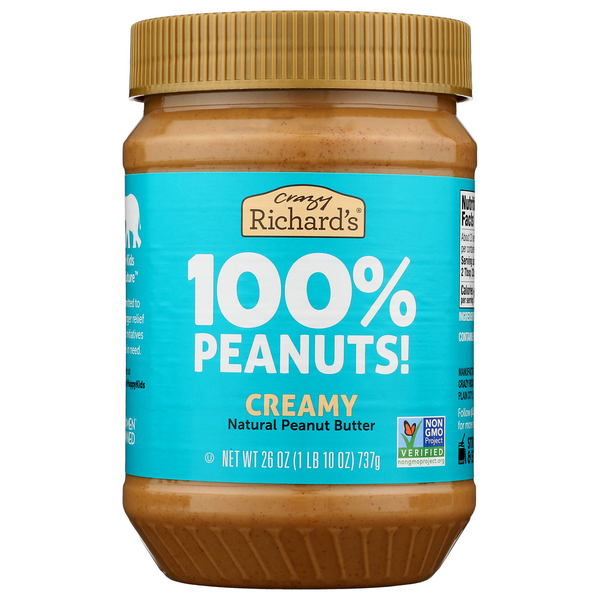 Crazy Richard’s Wholly Rollies 100% Natural Peanut Butter hero