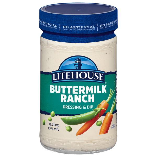 Litehouse Dresing & Dip, Buttermilk Ranch hero