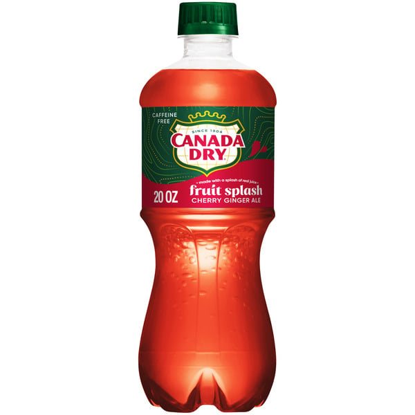 Canada Dry Fruit Splash Cherry Ginger Ale hero