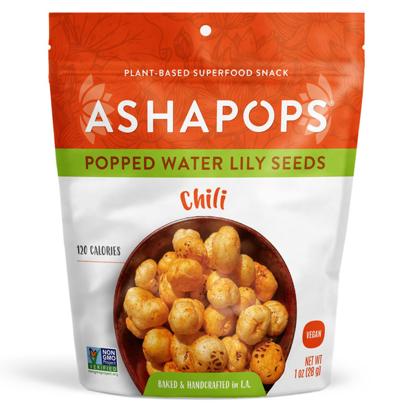 AshaPops Popped Water Lily Seeds  Chile Lime hero