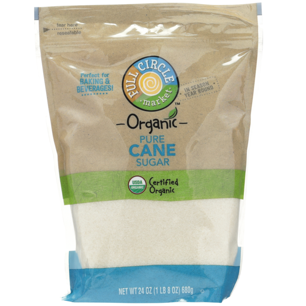 Baking Supplies & Decor Full Circle Pure Cane Sugar hero