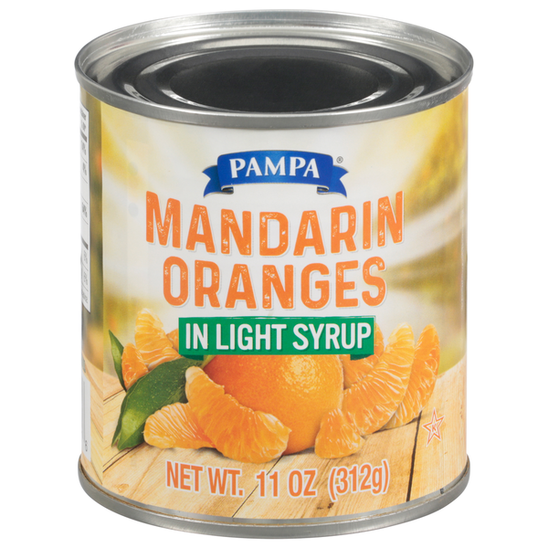 Fresh Fruits Pampa Mandarin Oranges, in Light Syrup hero