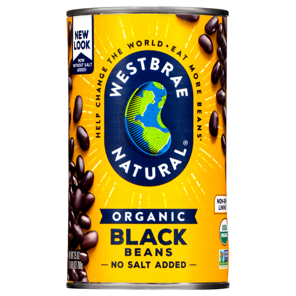 Canned Meals & Beans Westbrae Natural Black Beans, Organic, No Salt Added hero