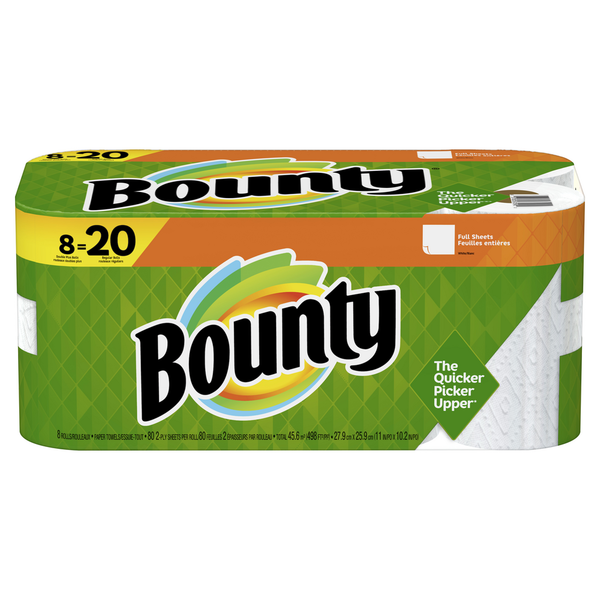 Paper Goods Bounty Full Sheet Paper Towels hero