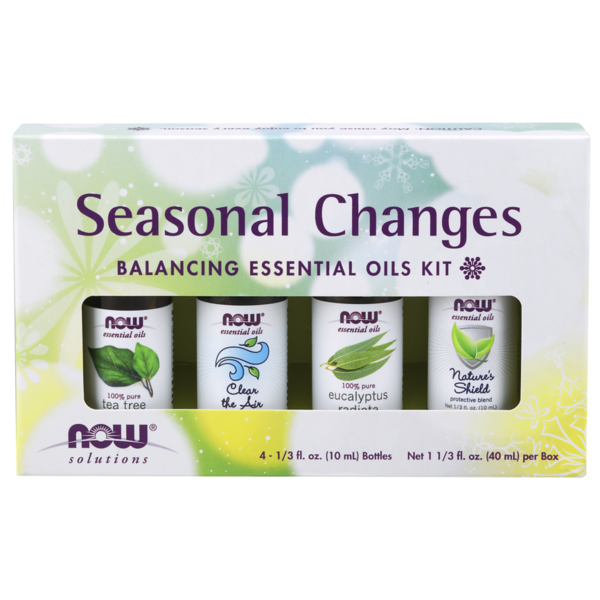 Body Lotions & Soap NOW Essential Oils, Seasonal Changes Aromatherapy Kit, 4x10ml Bottles hero