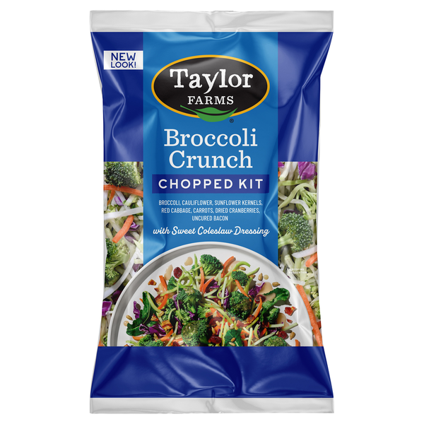 Packaged Vegetables & Fruits Taylor Farms Broccoli Crunch Chopped Salad Kit hero