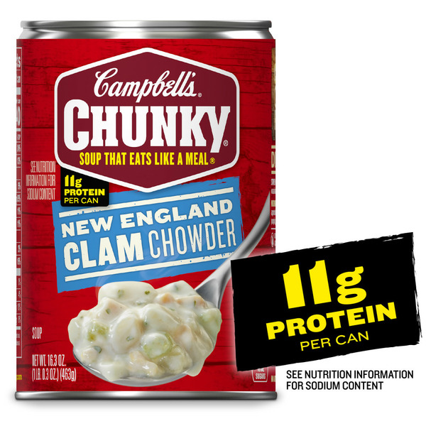 Pantry Campbell's New England Clam Chowder hero