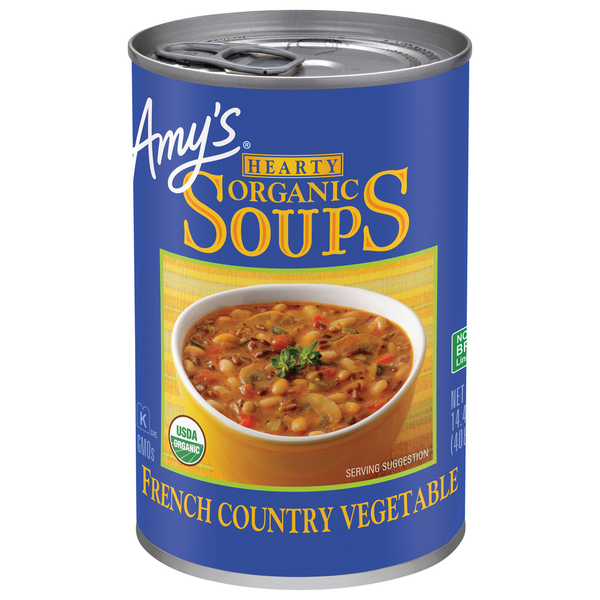 Soup, Broth & Bouillon Amy's Kitchen Hearty French Country Vegetable Soup hero