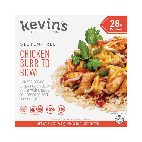 Kevin's Natural Foods Chicken Burrito Bowl hero