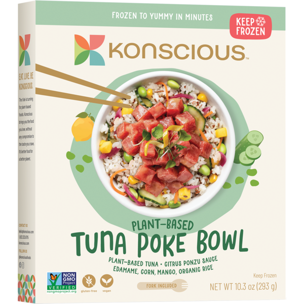 Prepared Meals Konscious Foods Plant-Based Tuna Poke Bowl hero