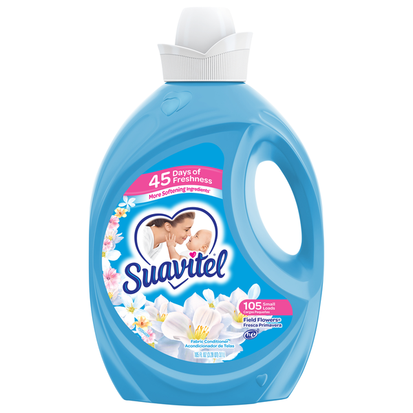 Suavitel Fabric Conditioner, HE, Field Flowers hero