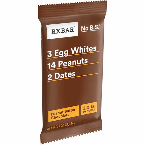 Protein, Energy & Granola Bars RXBAR Protein Bar Peanut Butter Chocolate hero