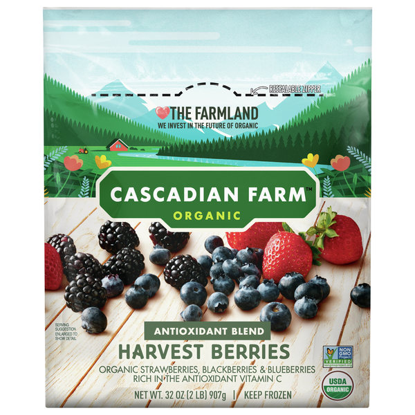 Frozen Fruit & Juice Cascadian Farm Harvest Berries, Organic, Antioxidant Blend hero