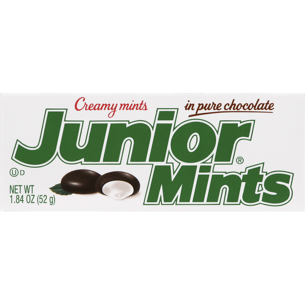 Candy & Chocolate Junior Mints Creamy Mints, in Pure Chocolate hero