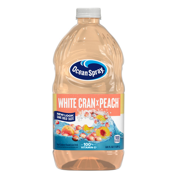 Juice & Nectars Ocean Spray White Cran-Peach hero