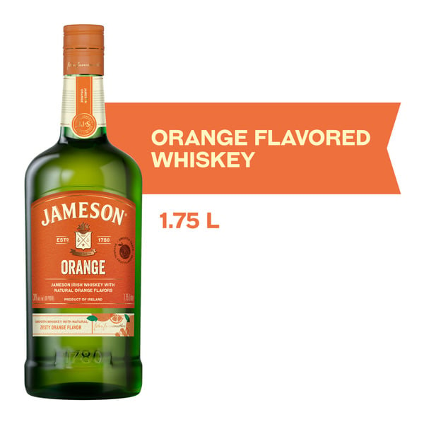 Liquor Jameson Orange Irish Whiskey hero