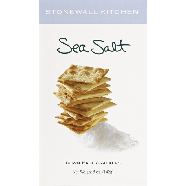 Crackers Stonewall Kitchen Down East Kitchen Crackers, Sea Salt hero