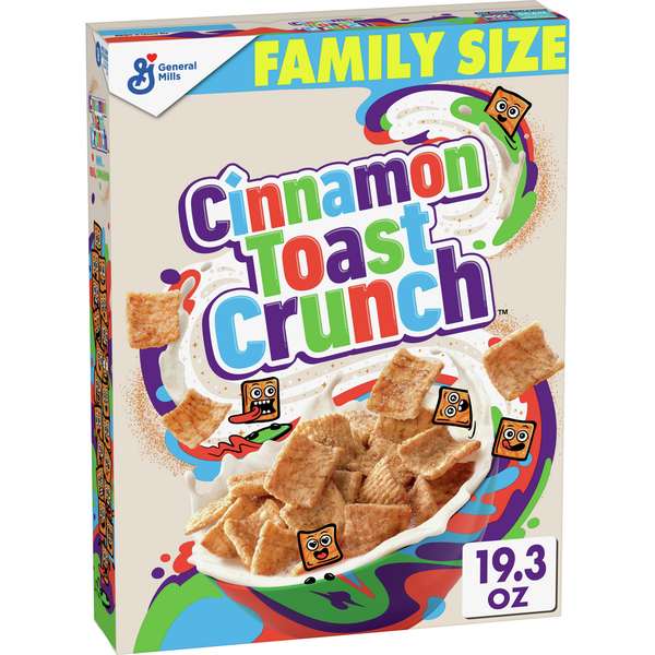 Cereal Cinnamon Toast Crunch Whole Grain Breakfast Cereal, Family Size hero