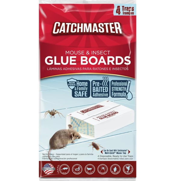 More Household Catchmaster Mouse and Insect Glue Board Traps, Pre-baited Adhesive Formula hero