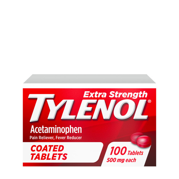 Muscles, Joints & Pain Relief TYLENOL Extra Strength Coated Tablets With Acetaminophen 500Mg hero