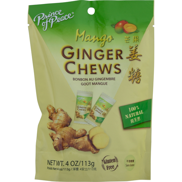 Candy & Chocolate Prince of Peace Ginger Chews, Mango hero