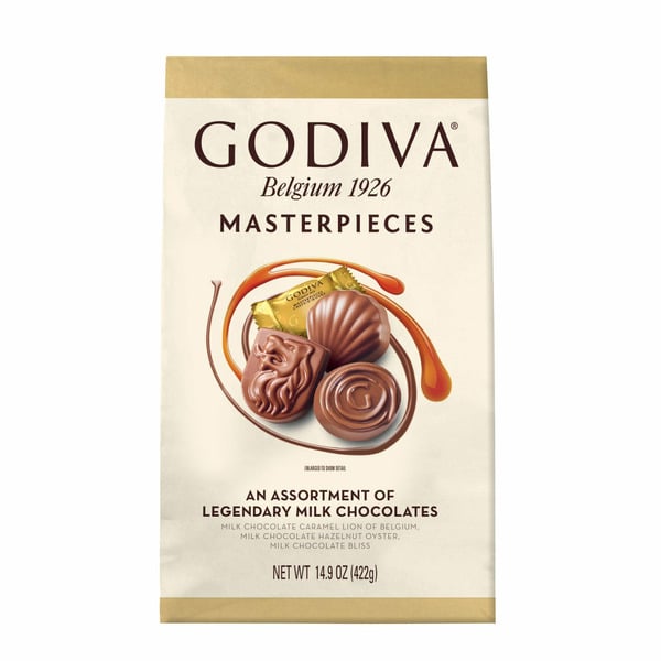 Chocolate GODIVA Masterpieces Milk Chocolate, 14.9 oz hero