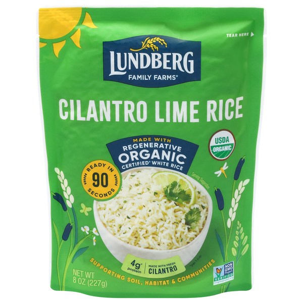 Grains, Rice & Dried Goods Lundberg Family Farms Cilantro Lime Rice, Organic hero