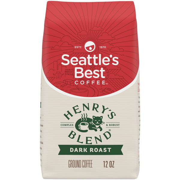 Coffee Seattle's Best Coffee Henry's Blend Dark Roast Ground Coffee hero