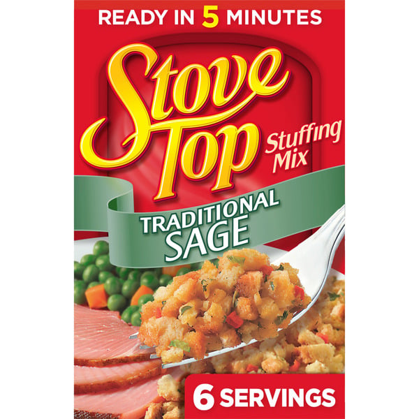 Holiday Items Kraft Stove Top Traditional Sage Stuffing Mix hero