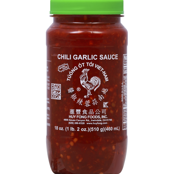 Asian Foods Huy Fong Foods Chili Garlic Sauce hero