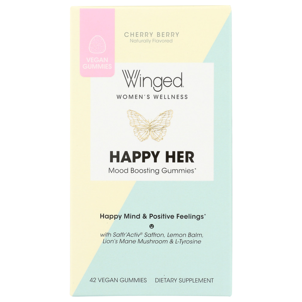 Multi-Vitamins Winged Happy Her Mood Boosting Gummies hero