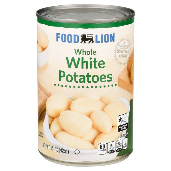 Canned & Jarred Vegetables Food Lion Potatoes, White, Whole hero