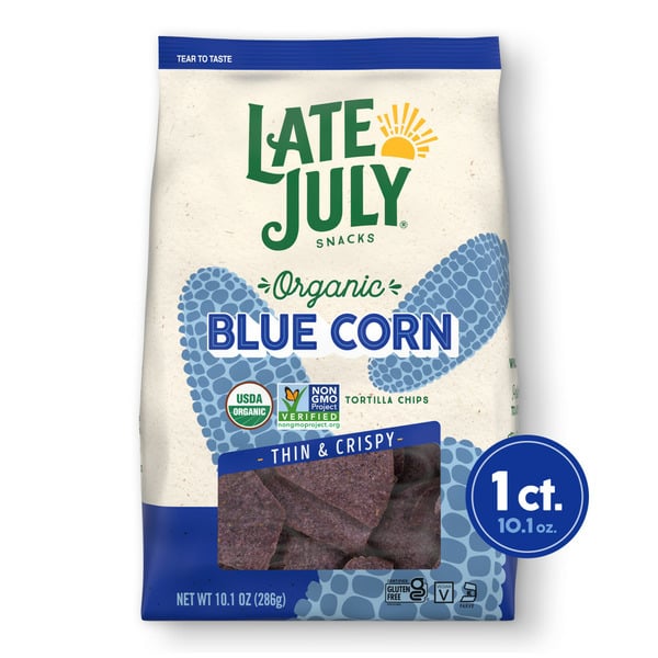 Late July Blue Corn Tortilla Chips hero